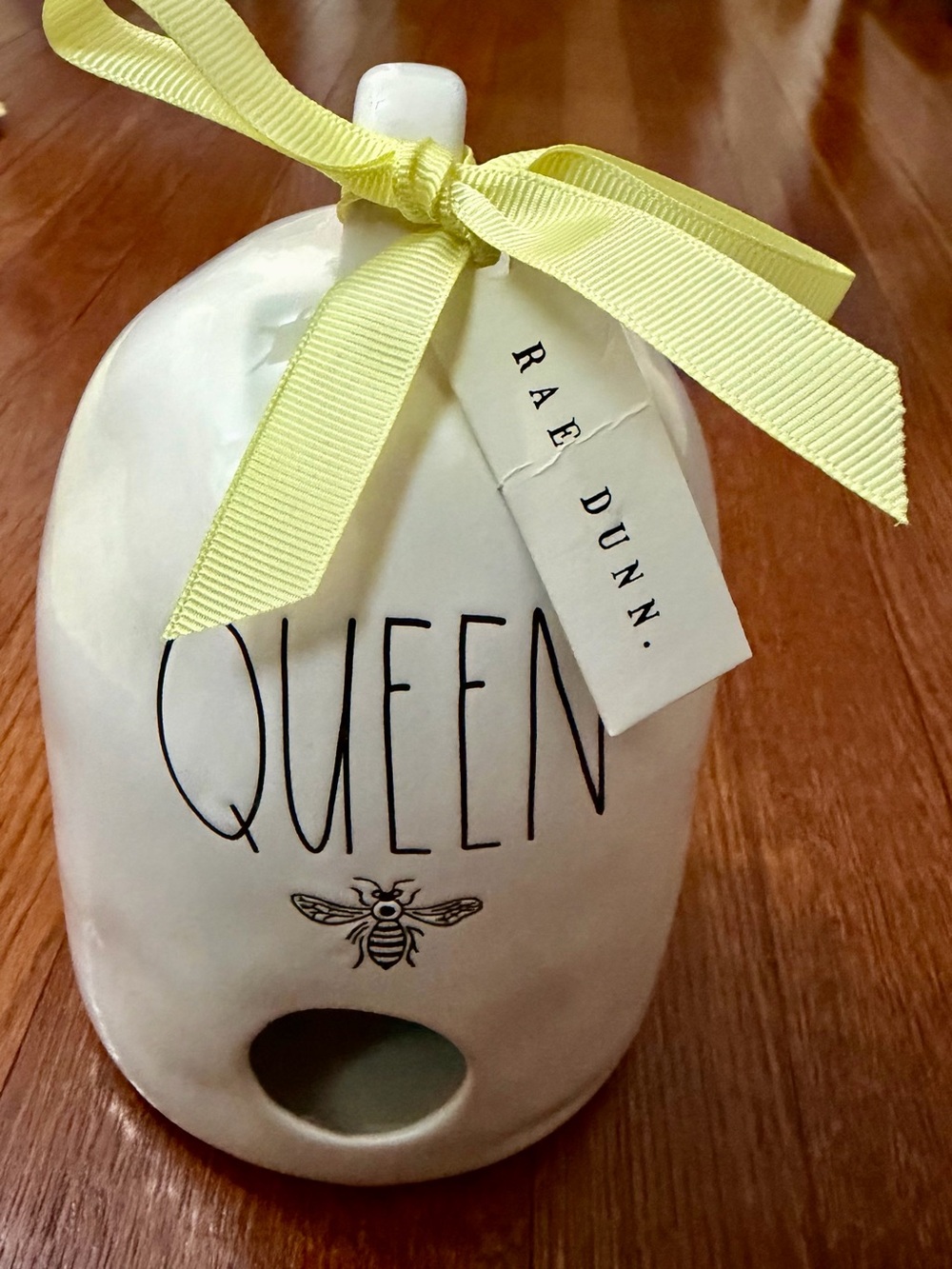 Rae Dunn Queen “Bee” Ceramic Bird House